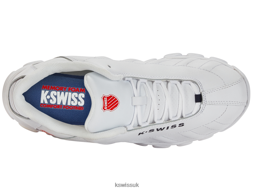 K-Swiss ST329 B20F2B617 Kids Footwear White/Navy/Red