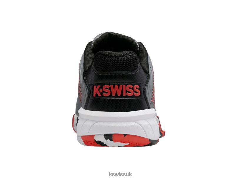 K-Swiss HYPERCOURT EXPRESS 2 B20F2B414 Kids Tennis Steel Gray/Jet Black/Spicy Orange
