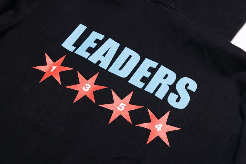 K-Swiss LEADERS X WARM UP HOODIE B20F2B485 Men Apparel Black