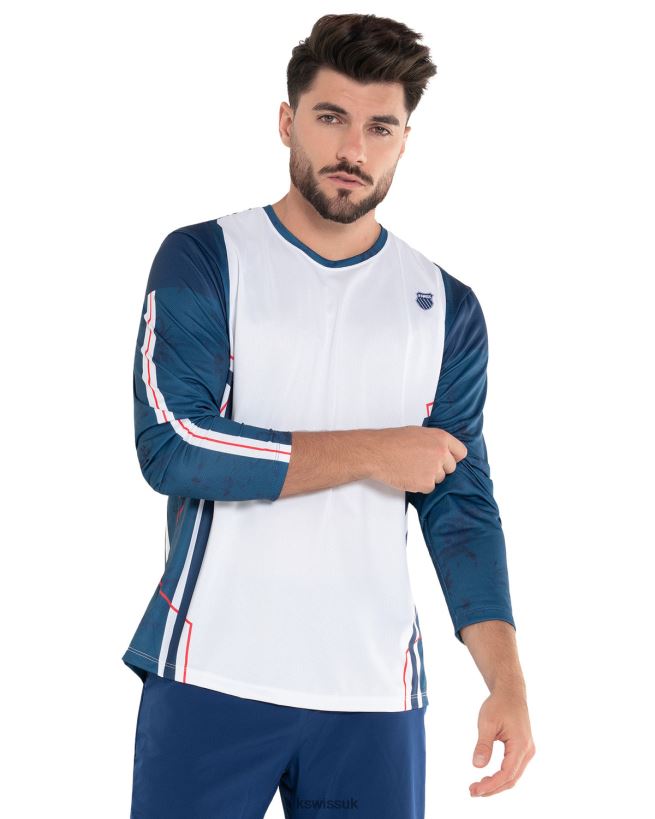 K-Swiss NEW ERA L/S B20F2B501 Men Apparel White