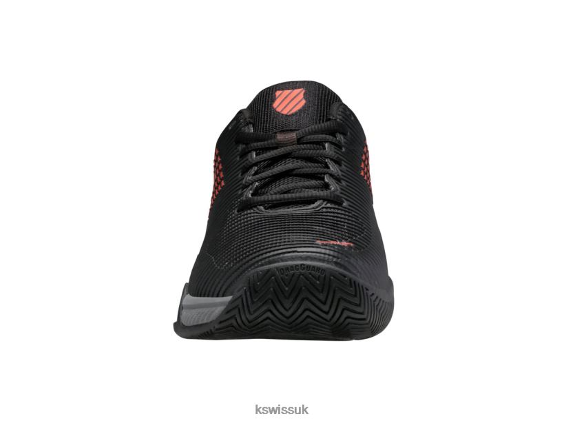 K-Swiss HYPERCOURT EXPRESS 2-2E B20F2B447 Men Lifestyle Jet Black/Steel Gray/Spicy Orange