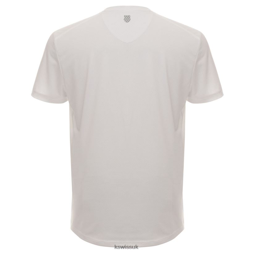 K-Swiss ELECTRIC LOGO S/S B20F2B470 Men Lifestyle White