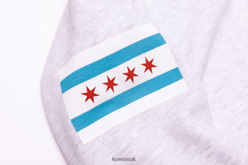 K-Swiss LEADERS X WARM UP HOODIE B20F2B478 Men Lifestyle Heather Grey