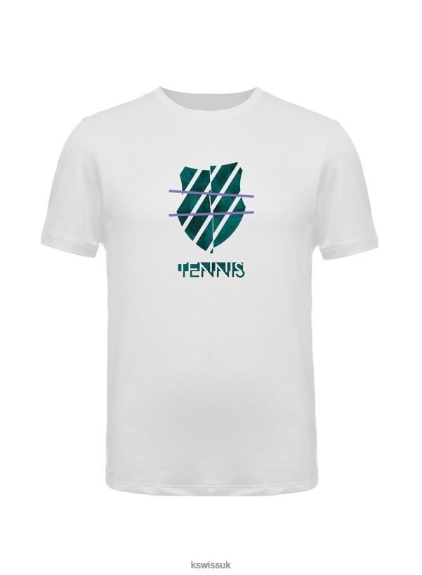 K-Swiss STRIPE LOGO S/S B20F2B458 Men Lifestyle Evergreen