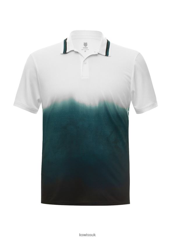 K-Swiss TIDAL WAVE POLO S/S B20F2B455 Men Lifestyle Evergreen