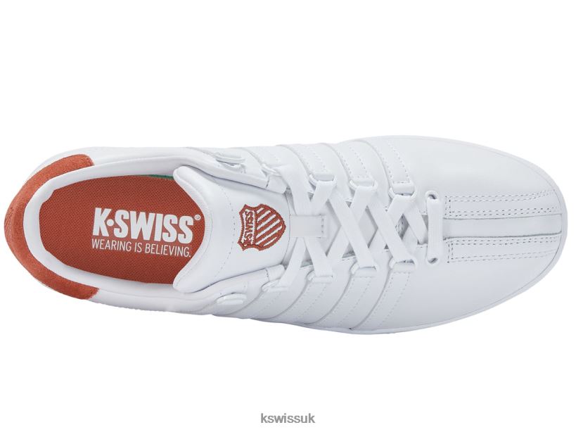 K-Swiss CLASSIC VN B20F2B69 Men Shoes White/Burnt Ochre