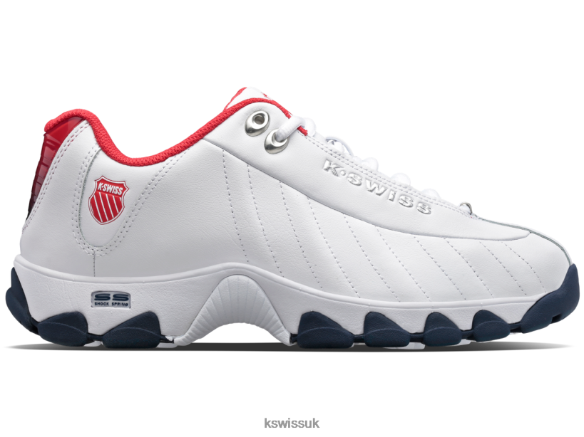 K-Swiss ST329 B20F2B117 Men Shoes White/Red/Navy/Gel