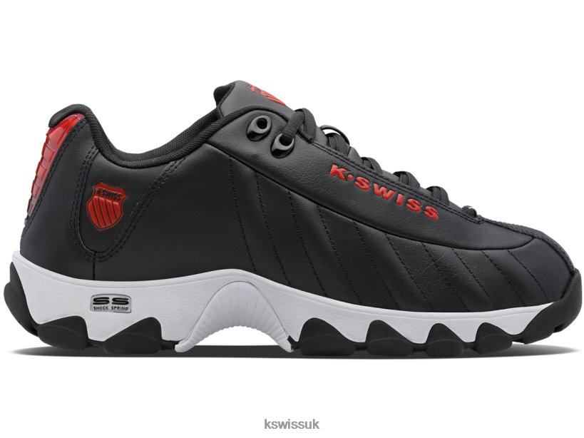 K-Swiss ST329 B20F2B169 Men Shoes Black/Red/White/Gel