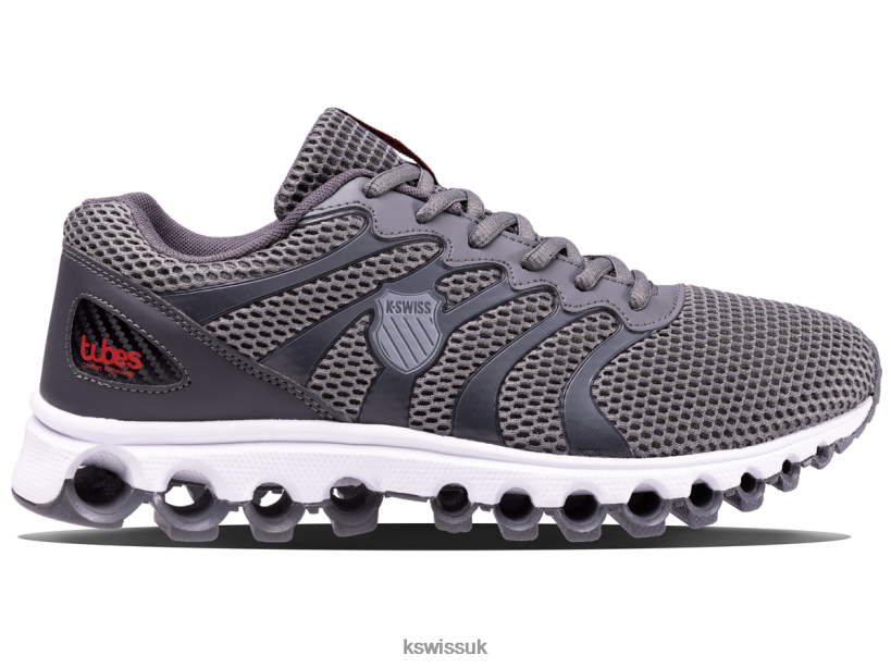 K-Swiss TUBES 200 B20F2B167 Men Shoes Asphalt/Jet Black/Spicy Orange