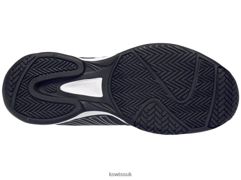 K-Swiss COURT EXPRESS B20F2B9 Men Shoes Jet Black/White/Spicy Orange