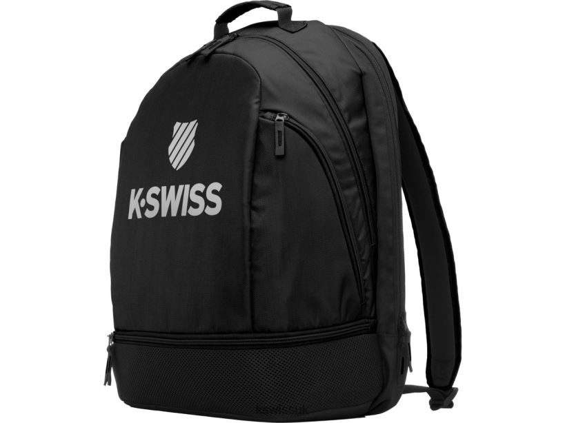 K-Swiss TENNIS BACKPACK B20F2B408 Unisex Backpack Black/Silver