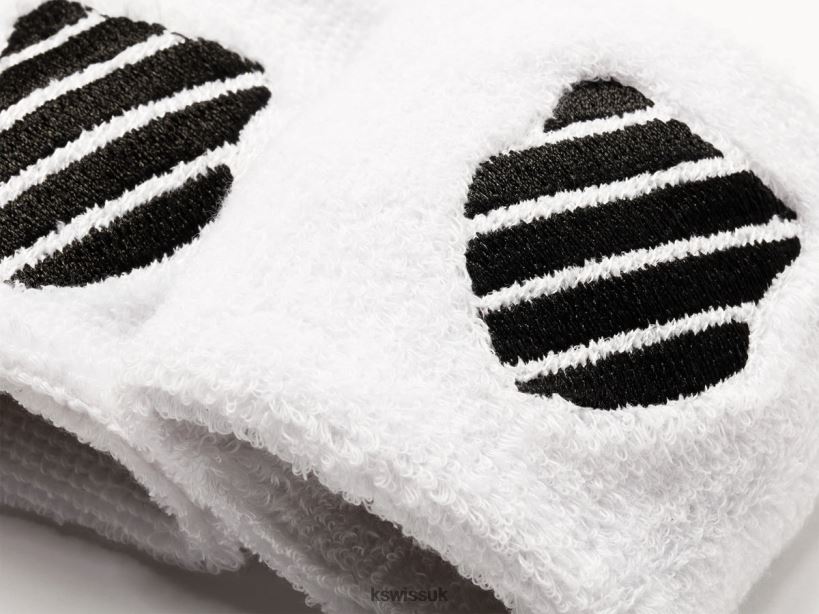 K-Swiss WRIST BAND B20F2B406 Unisex Wristband White/Black