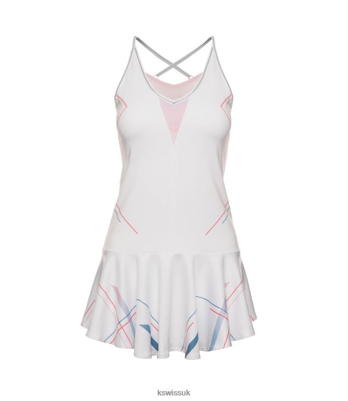 K-Swiss SCULPT STRAPPY DRESS B20F2B572 Women Apparel White