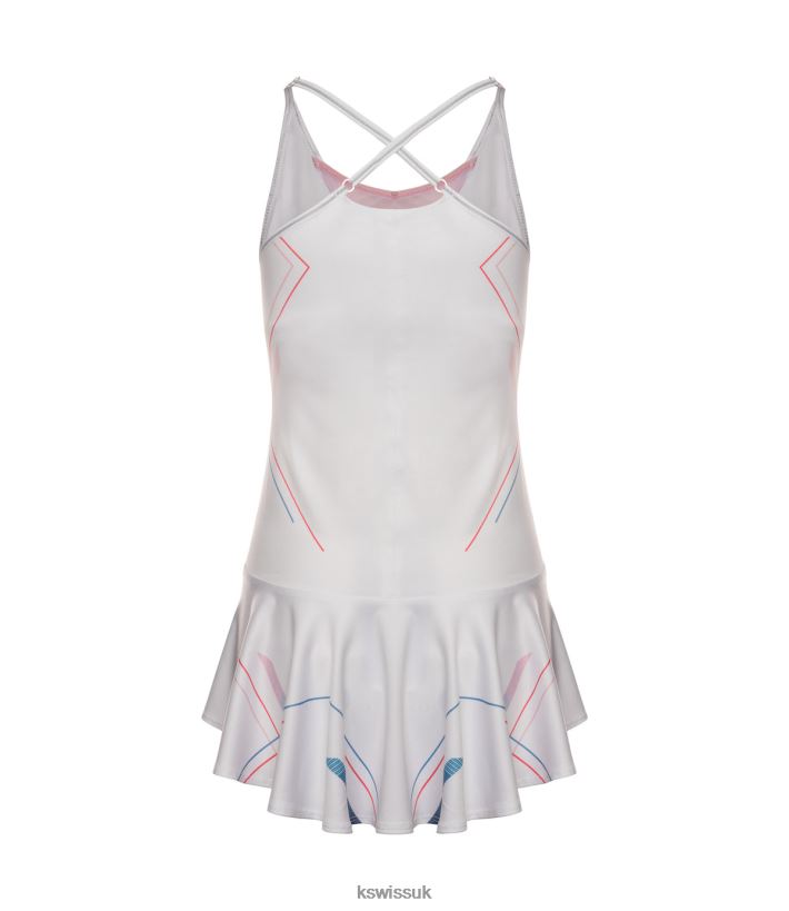 K-Swiss SCULPT STRAPPY DRESS B20F2B572 Women Apparel White