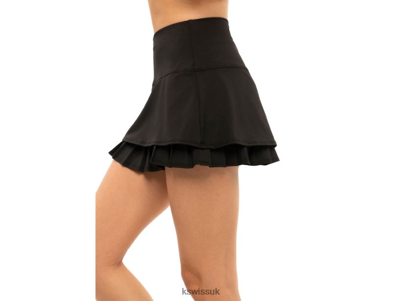 K-Swiss LONG LIVE THE PLEATS SKIRT B20F2B516 Women Dresses Black