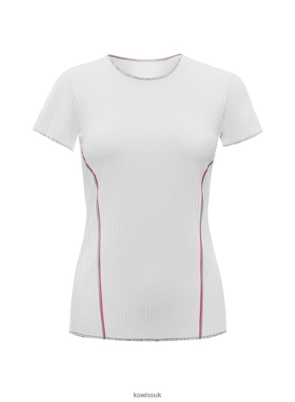 K-Swiss PLEATED S/S CREW B20F2B551 Women Lifestyle White/Angel