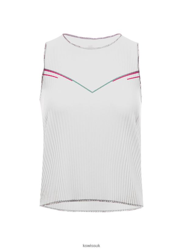 K-Swiss SCULPT PLEATED TANK B20F2B542 Women Lifestyle White Angel