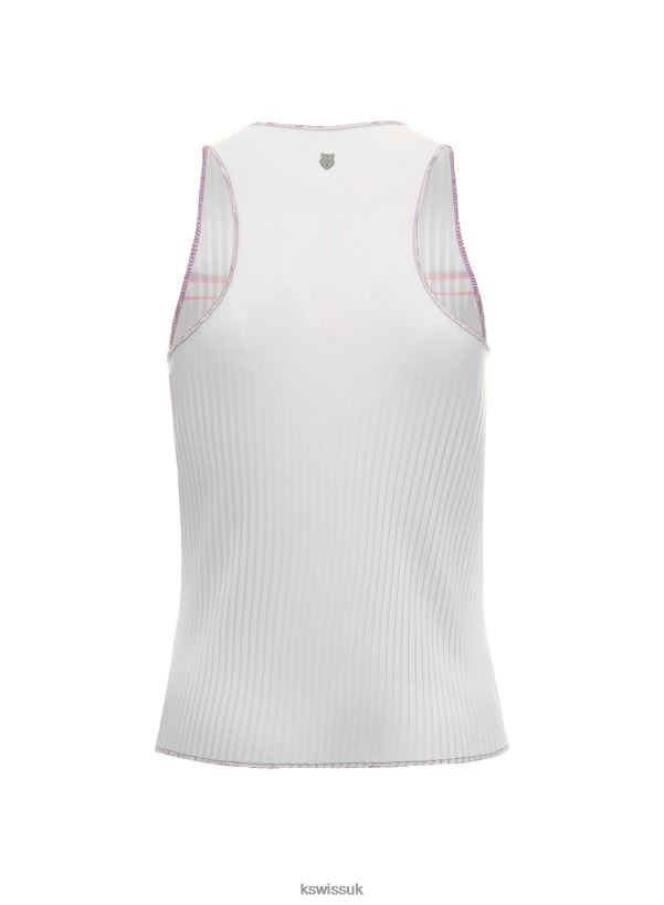 K-Swiss SCULPT PLEATED TANK B20F2B542 Women Lifestyle White Angel
