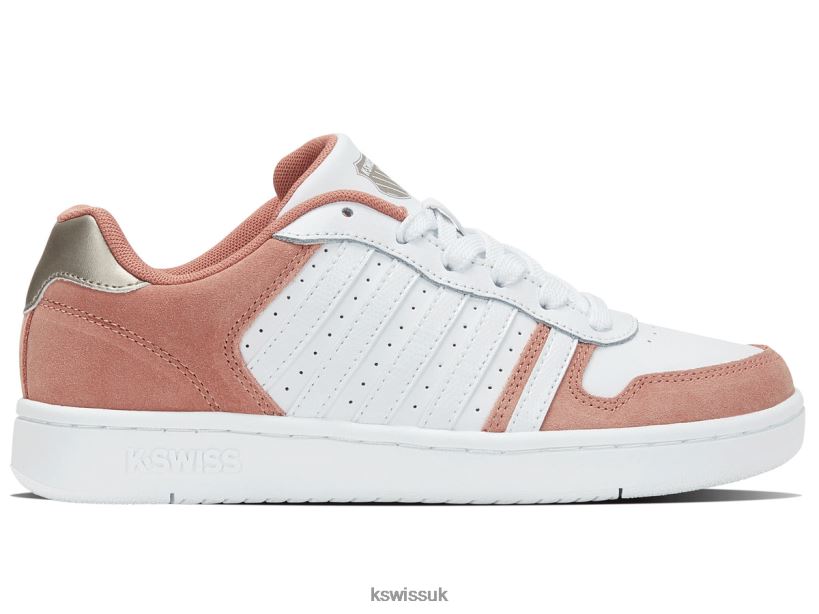 K-Swiss COURT PALISADES B20F2B310 Women Shoes White/Cork/Champagne