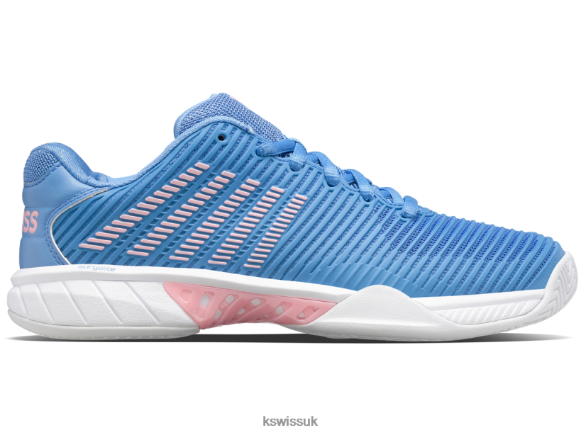 K-Swiss HYPERCOURT EXPRESS 2 B20F2B558 Women Shoes Silver Lake Blue/White/Orchid Pink