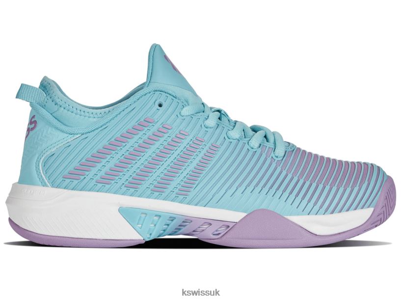 K-Swiss HYPERCOURT SUPREME B20F2B554 Women Shoes Angel Blue/Sheer Lilac/Brilliant White