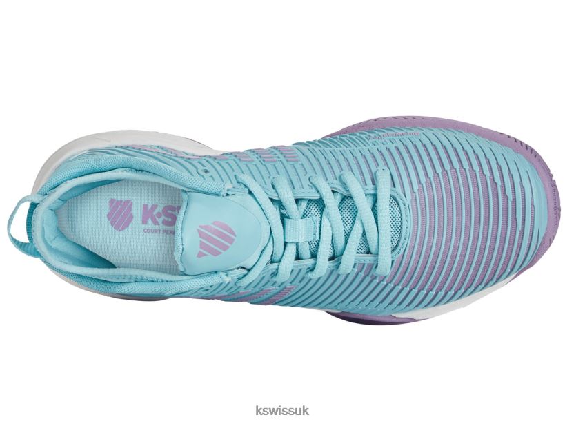 K-Swiss HYPERCOURT SUPREME B20F2B554 Women Shoes Angel Blue/Sheer Lilac/Brilliant White