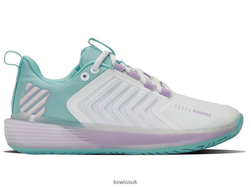 K-Swiss ULTRASHOT 3 B20F2B546 Women Shoes Brilliant White/Angel Blue/Sheer Lilac