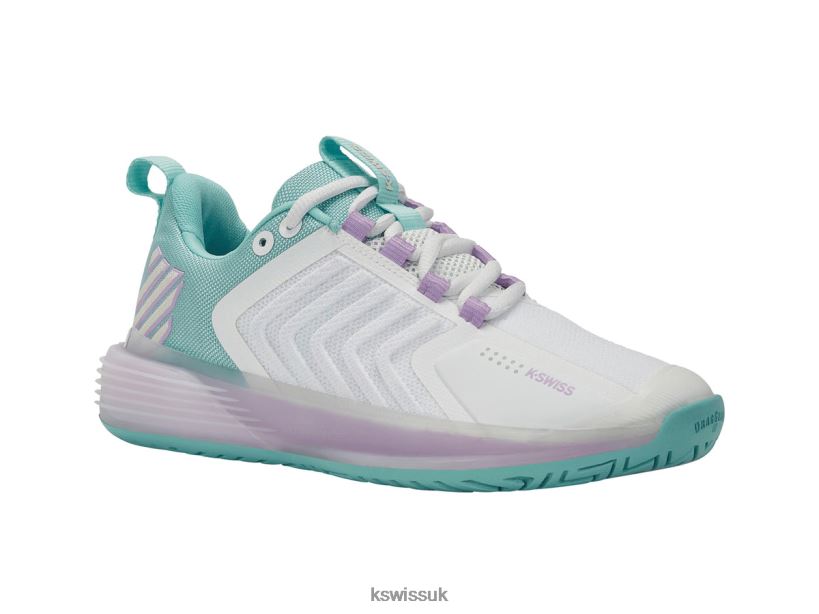 K-Swiss ULTRASHOT 3 B20F2B546 Women Shoes Brilliant White/Angel Blue/Sheer Lilac
