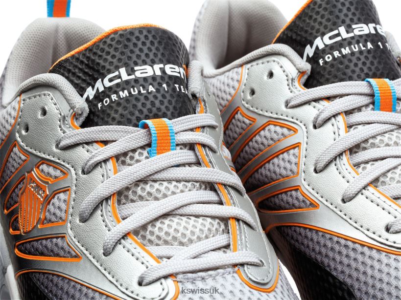 K-Swiss TUBES SPORT X MCLAREN B20F2B510 Women Shoes Gray/Black/Papaya