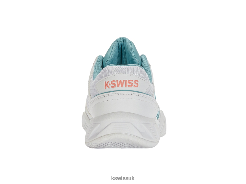 K-Swiss BIGSHOT LIGHT 4 B20F2B239 Women Shoes White/Nile Blue/Desert Flower