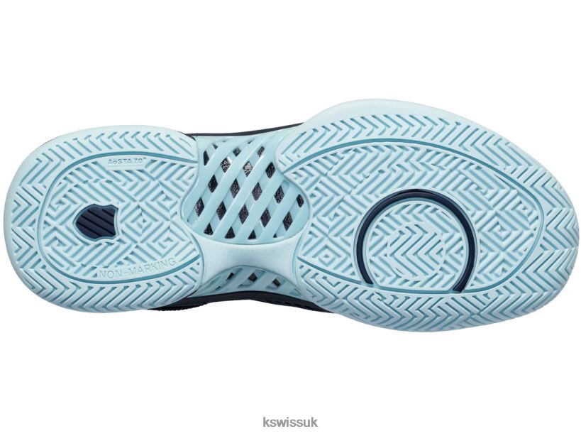 K-Swiss EXPRESS LIGHT PICKLEBALL B20F2B244 Women Shoes Black Iris/Blue Glow/White