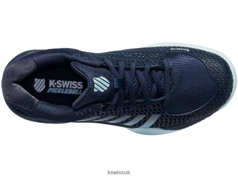 K-Swiss EXPRESS LIGHT PICKLEBALL B20F2B244 Women Shoes Black Iris/Blue Glow/White