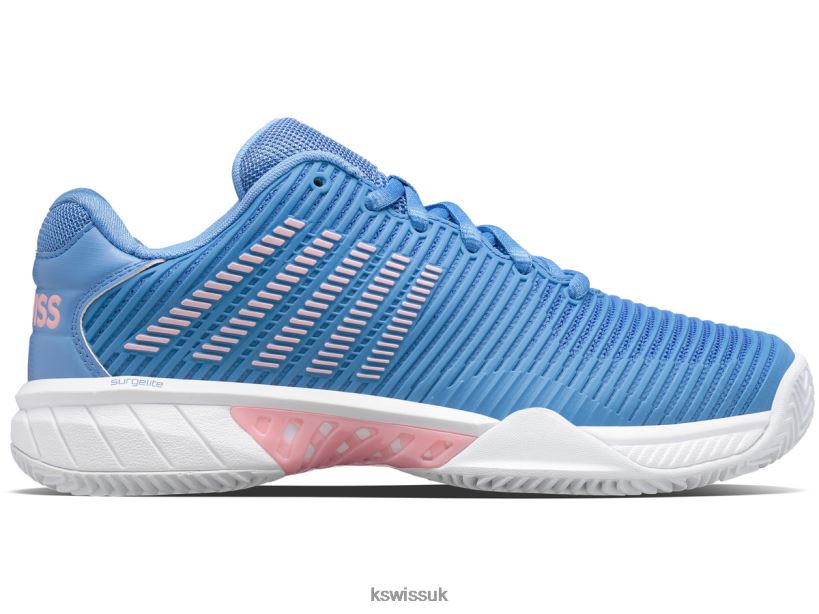 K-Swiss HYPERCOURT EXPRESS 2 HB B20F2B245 Women Shoes Silver Lake Blue/White/Orchid Pink