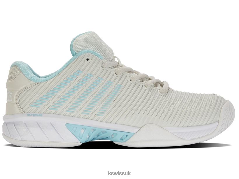 K-Swiss HYPERCOURT EXPRESS 2-WIDE B20F2B256 Women Shoes Gray/Wht/Bluglw