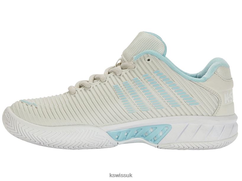 K-Swiss HYPERCOURT EXPRESS 2-WIDE B20F2B256 Women Shoes Gray/Wht/Bluglw