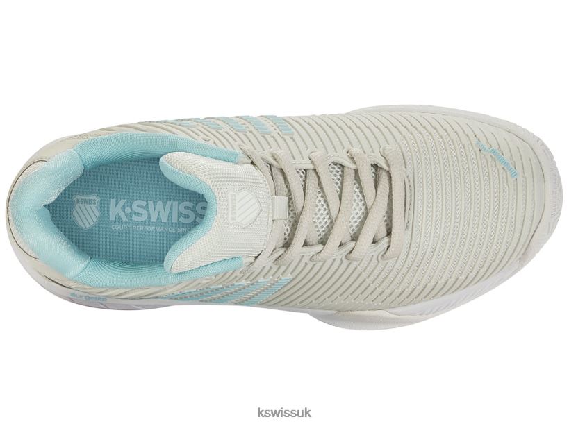 K-Swiss HYPERCOURT EXPRESS 2-WIDE B20F2B256 Women Shoes Gray/Wht/Bluglw