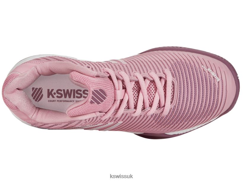 K-Swiss HYPERCOURT EXPRESS 2-WIDE B20F2B529 Women Shoes Cameo Pink/Grape Nectar/Orchid Haze