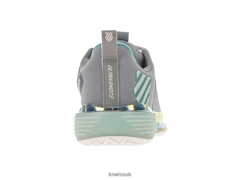 K-Swiss ULTRASHOT 3 B20F2B238 Women Shoes Alloy/Brilliant White/Turquoise