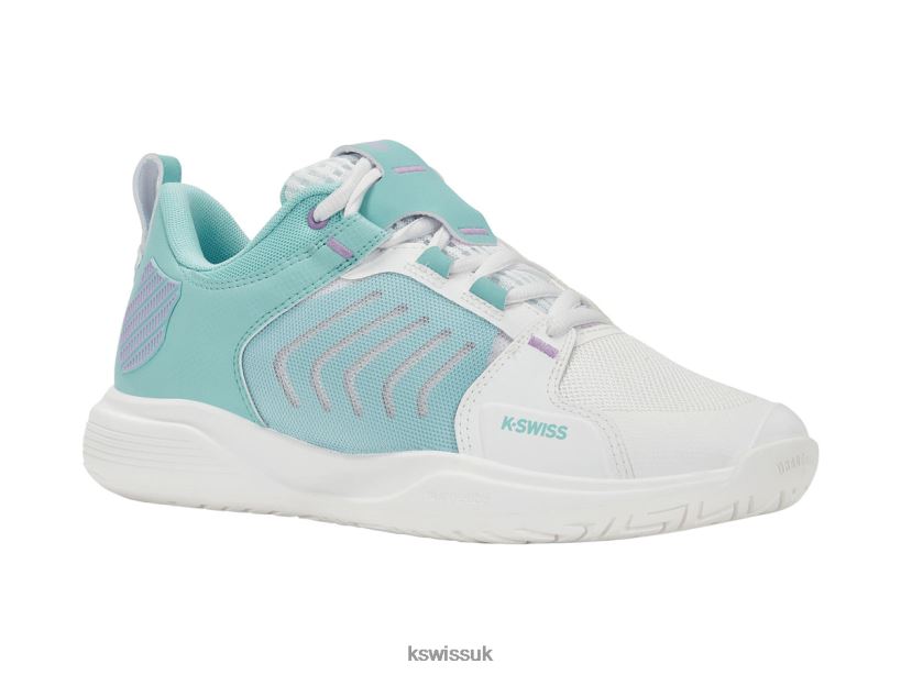 K-Swiss ULTRASHOT TEAM B20F2B235 Women Shoes Brilliant White/Angel Blue/Sheer Lilac